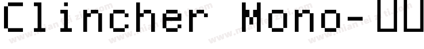 Clincher Mono字体转换